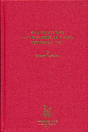 CLEARANCE - San Remo 1930 International Chess Tournament