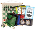 Chess Club Starter Kit - For 10 Members - With Regulation Mechanical Clocks