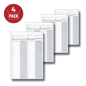 Chess Players Score Pad (4 Pack)
