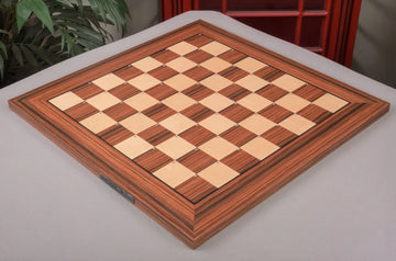 Burmese Rosewood Electronic Chess Board - With LEDs