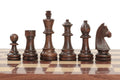 Rechapados Ferrer Chess Set and Mahogany Chess Board Combination