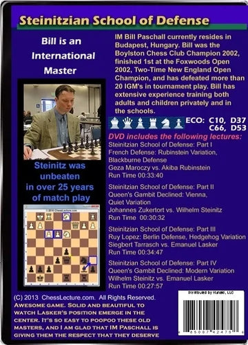 Steinitzian School of Defense Back