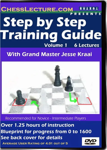 Step by Step Training Guide -  in 5 Steps, Beginner to 1600 - Chess Lecture - Volume 2