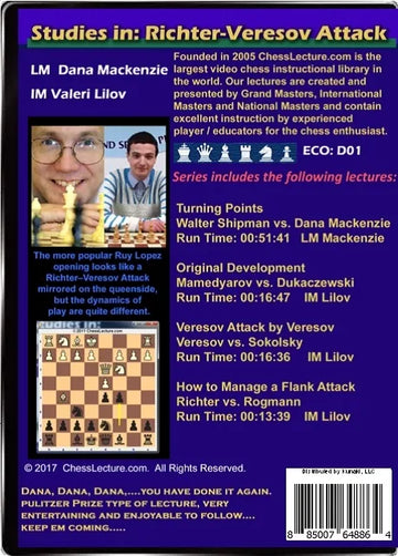 Studies in: Richter-Veresov Attack - Chess Lecture - Volume 164