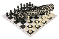Quiver Chess Set Combination and Single Weighted Regulation Pieces | Thin Mousepad Chess Board | Quiver Bag