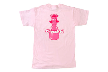 CLEARANCE - ChessKid Pink Logo - Queen T-Shirt