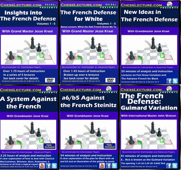 The Definitive French Collection - 6 DVDs - Chess Lecture