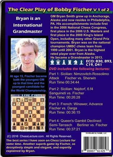 The Clear Play of Bobby Fischer V 2 Back