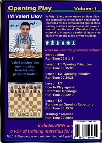 Tiger Lilov's Chess Secrets Volume 1: Opening Play - Chess Lecture - Volume 146