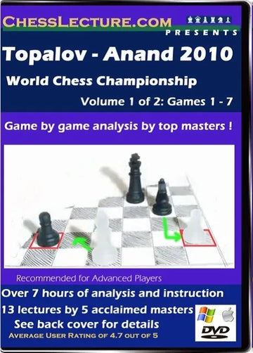  Topalov - Anand 2010 World Chess Championship V1 front