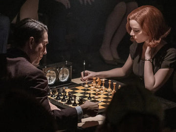 The Queen's Gambit Inspired Standard Traditional Chess Board