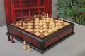 The Reykjavik II Series Library Chess Set and Tiroir Combination