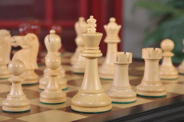 The Reykjavik II Series Library Chess Set and Tiroir Combination