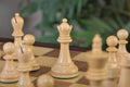 The Reykjavik II Series Library Chess Set and Tiroir Combination