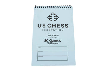 US Chess Federation Commemorative Spiral Scorebook (120 Moves/Game)