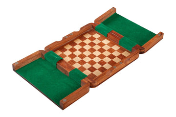 ULTIMATE WOODEN Magnetic Travel Chess Set - 7.5