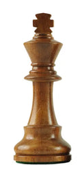 Wooden Chess King
