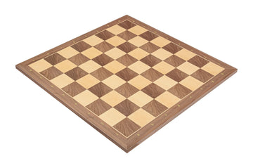 Rechapados Ferrer Chess Set and Walnut Chess Board Combination