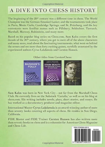 A Century of Chess: Book I: 1900-1909