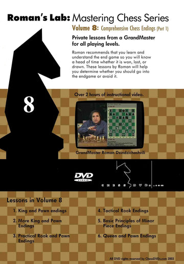 E-DVD ROMAN'S LAB - VOLUME 8 - Comprehensive Chess Endings - PART 1