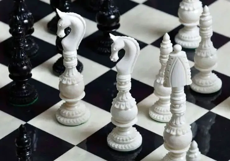 Bone Chess Pieces Bone Chess Pieces