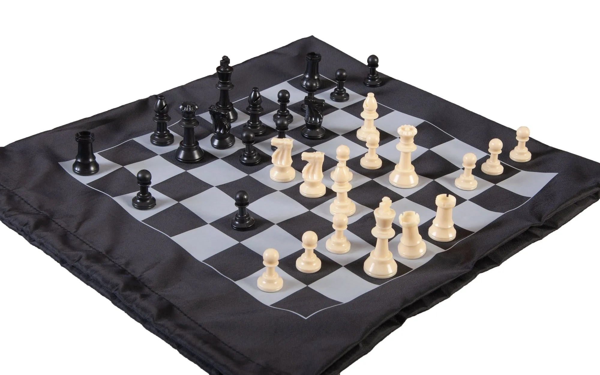 Chess Pieces 5 Black Chessboard Setup Board Game (Download Now) 