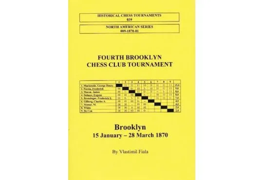 Fourth Brooklyn Chess Club Tournament, Brooklyn 1870