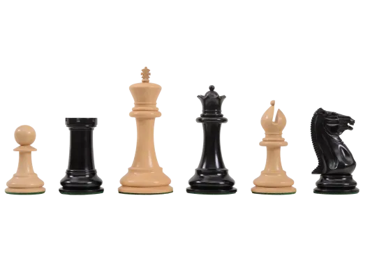 The Camaratta Collection - The First American Chess Congress Series Luxury Commemorative Chess Pieces - 4.4" King