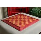 Custom Contemporary Chess Board - Purpleheart / Maple Burl - 2.5" Squares