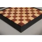 Vavona Burl, Genuine Ebony & Bird's Eye Maple Custom Contemporary II Chess Board