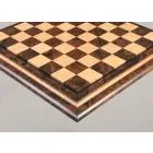 Signature Contemporary V Luxury Chess board - WALNUT CALIFORNIA BURL / BIRD'S EYE MAPLE - 2.5" Squares