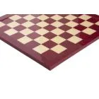 Redwood Burl & Maple Signature Traditional Chess Board - Gloss Finish