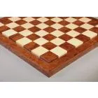 Olmo Burl & Maple Superior Contemporary Chess Board - Gloss Finish