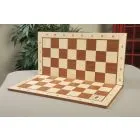 Folding Maple and Mahogany Wooden Tournament Chess Board