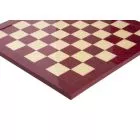 Redwood Burl & Maple Signature Traditional Chess Board - Gloss Finish