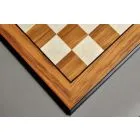 Olivewood and Bird's Eye Maple Standard Traditional Chess Board