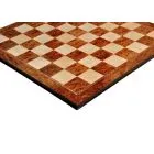 Elm Burl & Maple Superior Traditional Chess Board - 2.5"