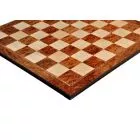 Elm Burl & Maple Superior Traditional Chess Board - 2.5"