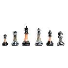 The Contemporary Series Plastic Chess Pieces - 3.5" King