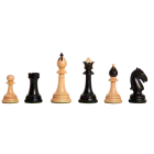 The Reproduction of the Circa 1950s Ceske Klubovska Series Chess Pieces - 4.0" King