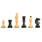 The Hungarian II Series Chess Pieces - 3.875" King 