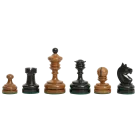 The Circa 1930 German Knubbel Vintage Luxury Chess Pieces - 3.5" King