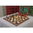 The Burnt Zagreb '59 Series Chess Set, Box, & Board Combination