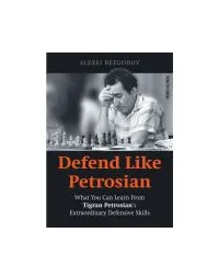 CLEARANCE - Defend Like Petrosian