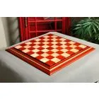 PRE-ORDER - Signature Contemporary II Chess Board - Padauk/ Curly Maple - 2.5" Squares