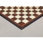 Walnut Burl & Maple Superior Traditional Chess Board - 2.5" Squares - Satin Finish