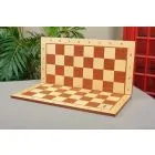 Folding Maple and Mahogany Wooden Tournament Chess Board
