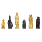 The Lord of the Rings Series Chess Pieces - 5.9" King - Brown and Natural