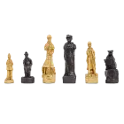 The Sherlock Holmes Series Chess Pieces - 5.95" King - Brown and Natural