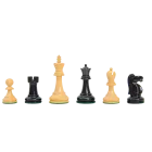 The Reykjavik II Series Chess Pieces - 3.75" King
